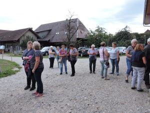 Eintreffen der Bäuerinnen