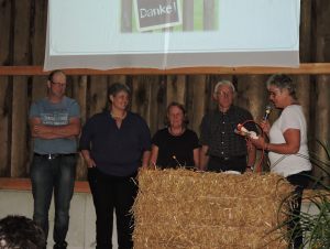 Dank an Gastgeberfamilien Kunz und Liechti